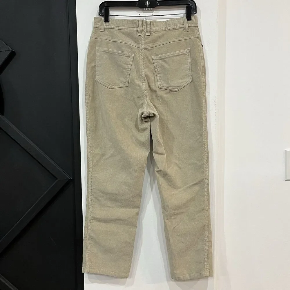 Vintage Women’s Bill Blass Jeanswear Tan Corduroy Pants Size 8 High Rise